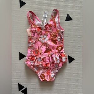 Oshkosh|Baby girl Boho Floral Bathing suit Swimwear,24 months•••Beachy pool day
